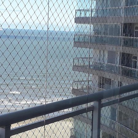 Maravilhoso Apto Vista Mar Jacuzzi Wi Fi Pe Areia Santos  Luaran gambar
