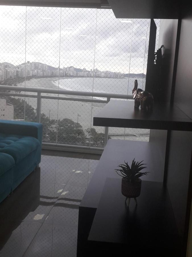 Maravilhoso Apto Vista Mar Jacuzzi Wi Fi Pe Areia Santos  Luaran gambar