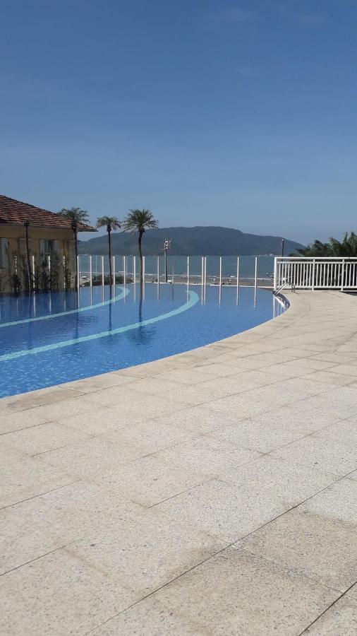 Maravilhoso Apto Vista Mar Jacuzzi Wi Fi Pe Areia Santos  Luaran gambar