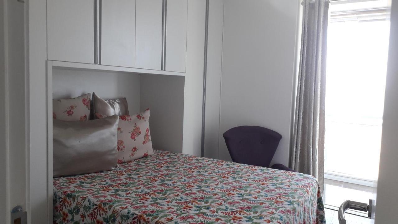 Maravilhoso Apto Vista Mar Jacuzzi Wi Fi Pe Areia Santos  Luaran gambar