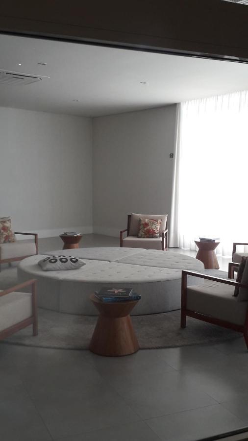 Maravilhoso Apto Vista Mar Jacuzzi Wi Fi Pe Areia Santos  Luaran gambar