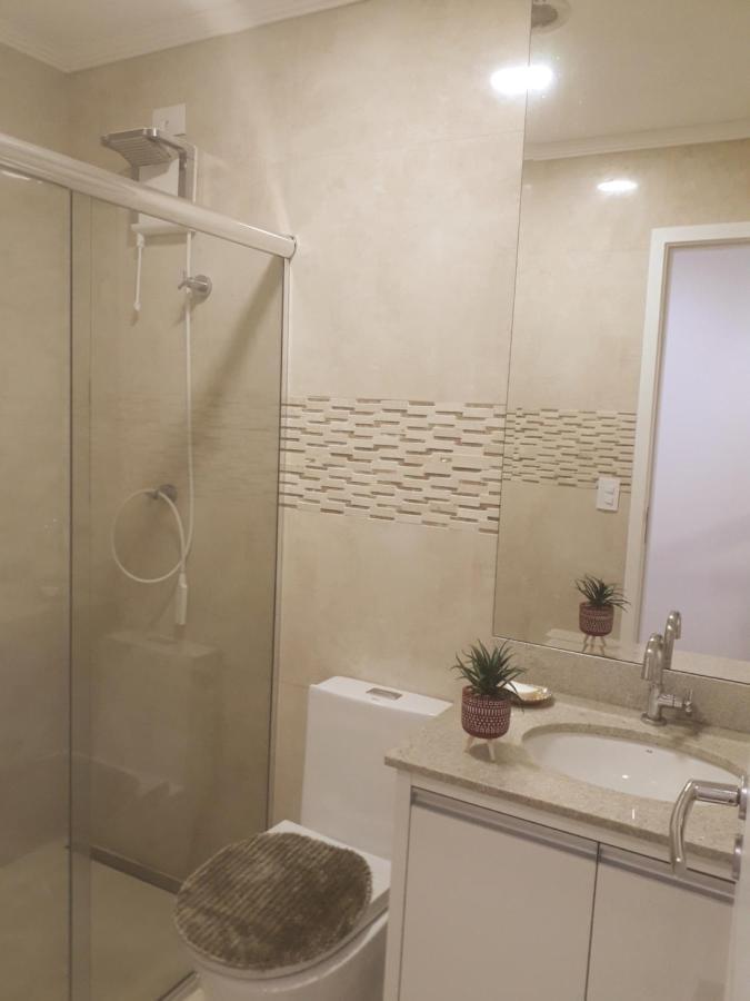 Maravilhoso Apto Vista Mar Jacuzzi Wi Fi Pe Areia Santos  Luaran gambar