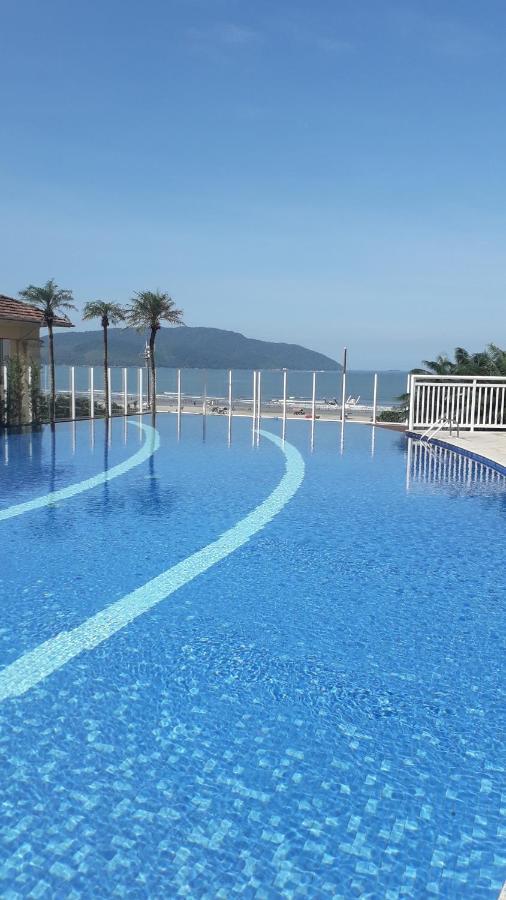 Maravilhoso Apto Vista Mar Jacuzzi Wi Fi Pe Areia Santos  Luaran gambar